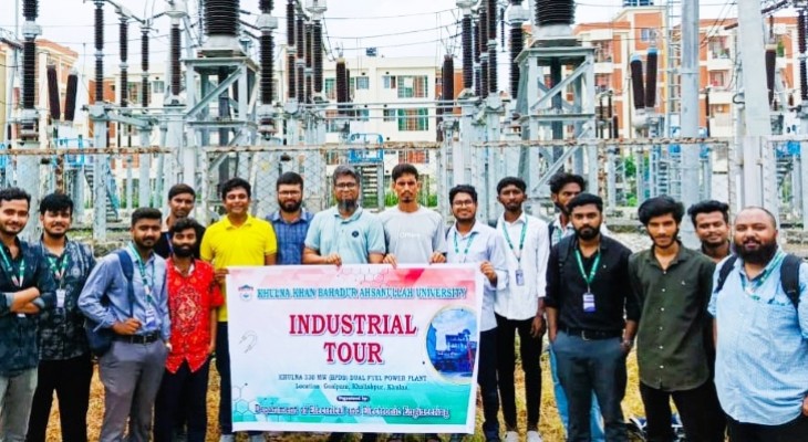 কেকেবিএইউ শিক্ষার্থীদের শিল্প শিক্ষা সফর